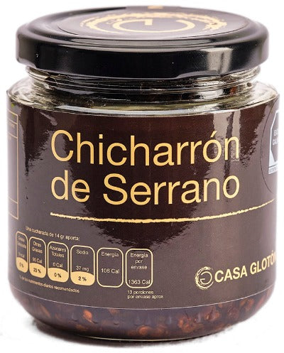 Casa Glotón Chicharrón de Chile Serrano – 180 g