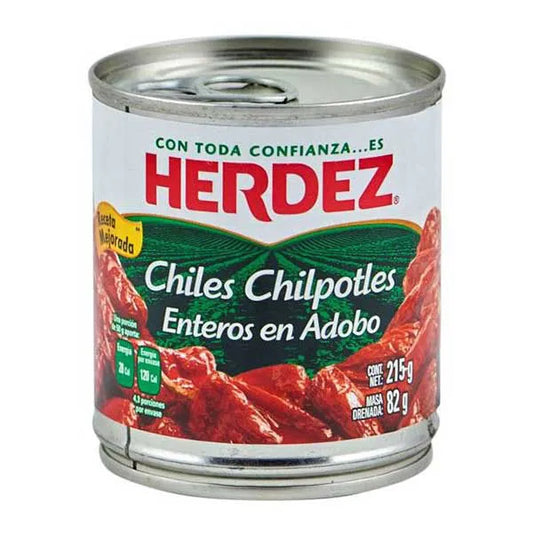 Chipotle Adobado Chilis – Herdez can 215g