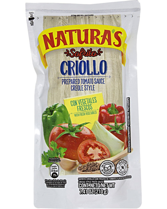 Salsa Sofrito Criollo Natura’s – Natura’s Sofrito Criollo Sauce 210g