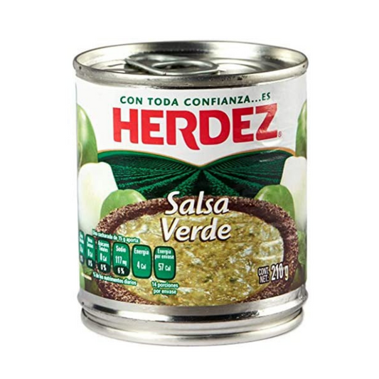 Salsa Verde Herdez en lata – Canned Green Sauce 210g