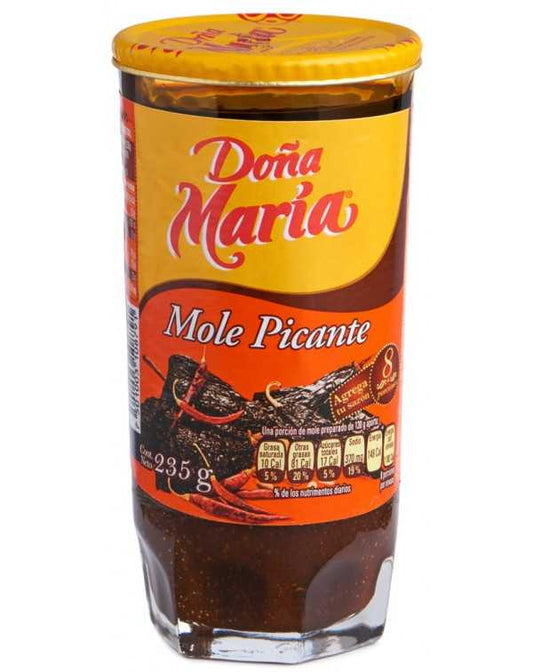 Mole Doña María Picante en pasta 235g – Dona Maria Mole Spicy in paste 235g